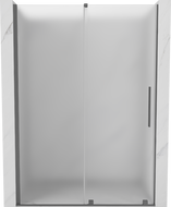 Mexen Velar drzwi prysznicowe rozsuwane 130 cm, szron, gun metal - 871-130-000-31-95