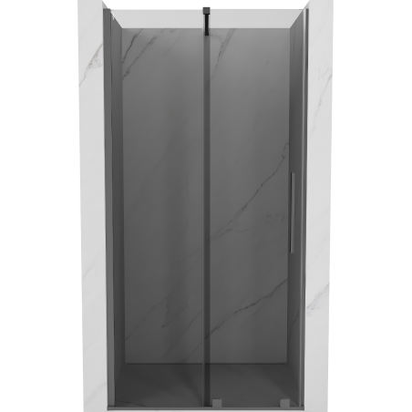 Mexen Velar drzwi prysznicowe rozsuwane 110 cm, grafit, gun metal - 871-110-000-41-95