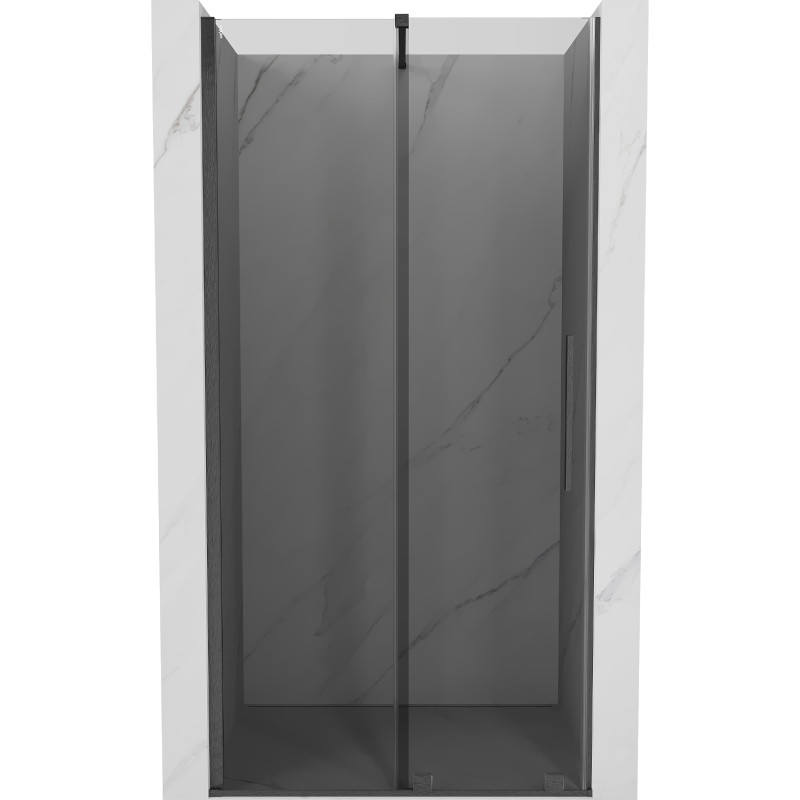 Mexen Velar drzwi prysznicowe rozsuwane 90 cm, grafit, gun gray szczotkowany - 871-090-000-41-66