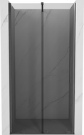 Mexen Velar drzwi prysznicowe rozsuwane 90 cm, grafit, gun gray szczotkowany - 871-090-000-41-66
