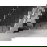 Mexen Velar Duo drzwi prysznicowe rozsuwane 200 cm, grafit, chrom - 871-200-000-42-01