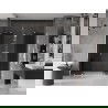Mexen Velar Duo drzwi prysznicowe rozsuwane 200 cm, grafit, chrom - 871-200-000-42-01