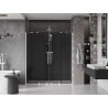 Mexen Velar Duo drzwi prysznicowe rozsuwane 170 cm, grafit, białe - 871-170-000-42-20