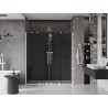 Mexen Velar Duo drzwi prysznicowe rozsuwane 180 cm, grafit, białe - 871-180-000-42-20