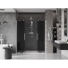 Mexen Velar Duo drzwi prysznicowe rozsuwane 180 cm, grafit, białe - 871-180-000-42-20