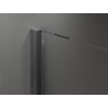 Mexen Velar Duo drzwi prysznicowe rozsuwane 180 cm, grafit, gun gray szczotkowany - 871-180-000-42-66