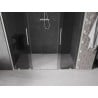 Mexen Velar Duo drzwi prysznicowe rozsuwane 200 cm, grafit, nikiel szczotkowany - 871-200-000-42-97