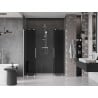Mexen Velar Duo drzwi prysznicowe rozsuwane 170 cm, grafit, nikiel szczotkowany - 871-170-000-42-97