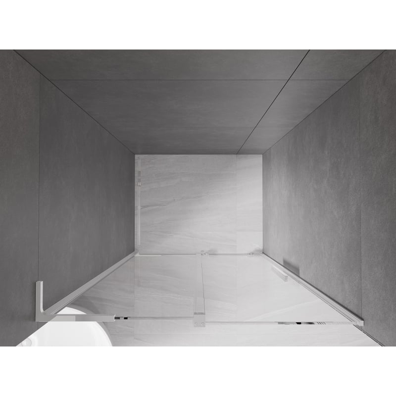 Mexen Velar L drzwi prysznicowe rozsuwane 90 cm, transparent, chrom - 871-090-003-01-01