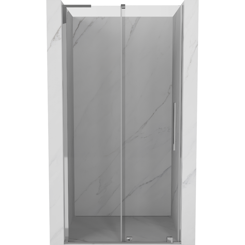 Mexen Velar L drzwi prysznicowe rozsuwane 110 cm, transparent, chrom - 871-110-003-01-01