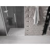 Mexen Velar L drzwi prysznicowe rozsuwane 90 cm, transparent, białe - 871-090-003-01-20
