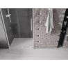 Mexen Velar L drzwi prysznicowe rozsuwane 100 cm, transparent, białe - 871-100-003-01-20