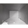 Mexen Velar L drzwi prysznicowe rozsuwane 110 cm, transparent, białe - 871-110-003-01-20