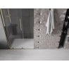 Mexen Velar L drzwi prysznicowe rozsuwane 90 cm, transparent, złote - 871-090-003-01-50