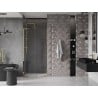 Mexen Velar L drzwi prysznicowe rozsuwane 90 cm, transparent, złote - 871-090-003-01-50