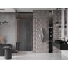Mexen Velar L drzwi prysznicowe rozsuwane 100 cm, transparent, różowe złoto - 871-100-003-01-60
