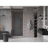 Mexen Velar L drzwi prysznicowe rozsuwane 120 cm, transparent, różowe złoto - 871-120-003-01-60