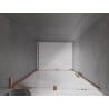 Mexen Velar L drzwi prysznicowe rozsuwane 120 cm, transparent, różowe złoto - 871-120-003-01-60