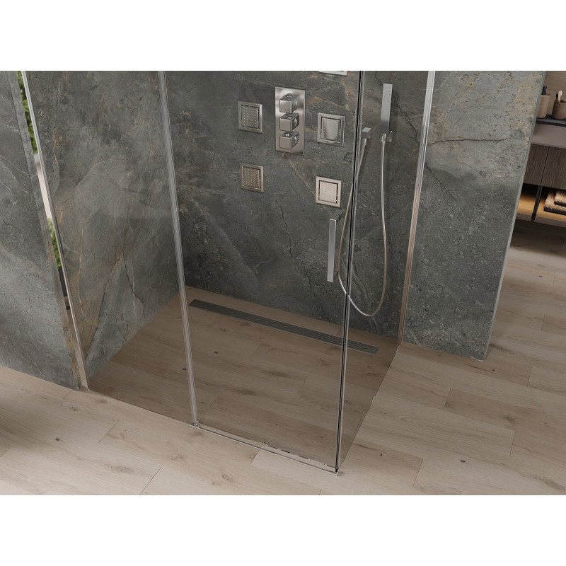 Mexen Omega kabina prysznicowa rozsuwana 110 x 70 cm, transparent, chrom - 825-110-070-01-00