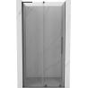 Mexen Velar L drzwi prysznicowe rozsuwane 110 cm, transparent, gun gray szczotkowany - 871-110-003-01-66