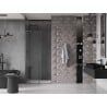 Mexen Velar L drzwi prysznicowe rozsuwane 120 cm, transparent, gun gray szczotkowany - 871-120-003-01-66