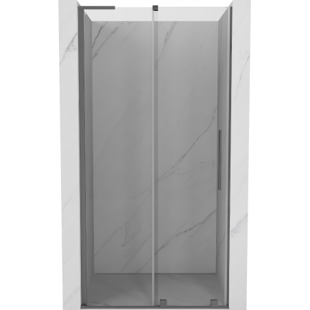 Mexen Velar L drzwi prysznicowe rozsuwane 100 cm, transparent, gun metal - 871-100-003-01-95