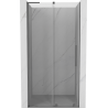 Mexen Velar L drzwi prysznicowe rozsuwane 120 cm, transparent, gun metal - 871-120-003-01-95