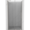 Mexen Velar L drzwi prysznicowe rozsuwane 110 cm, transparent, nikiel szczotkowany - 871-110-003-01-97