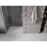 Mexen Velar L drzwi prysznicowe rozsuwane 100 cm, transparent, nikiel szczotkowany - 871-100-003-01-97