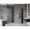 Mexen Velar L drzwi prysznicowe rozsuwane 100 cm, szron, chrom  - 871-100-003-31-01