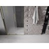 Mexen Velar L drzwi prysznicowe rozsuwane 120 cm, szron, złote - 871-120-003-31-50