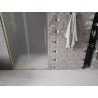 Mexen Velar L drzwi prysznicowe rozsuwane 110 cm, szron, złote szczotkowane - 871-110-003-31-55