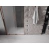 Mexen Velar L drzwi prysznicowe rozsuwane 90 cm, szron, różowe złoto - 871-090-003-31-60
