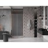 Mexen Velar L drzwi prysznicowe rozsuwane 90 cm, szron, różowe złoto - 871-090-003-31-60