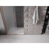 Mexen Velar L drzwi prysznicowe rozsuwane 120 cm, szron, miedź szczotkowana - 871-120-003-31-65