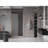 Mexen Velar L drzwi prysznicowe rozsuwane 120 cm, szron, miedź szczotkowana - 871-120-003-31-65