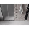 Mexen Velar L drzwi prysznicowe rozsuwane 100 cm, szron, gun gray szczotkowany - 871-100-003-31-66