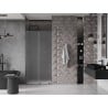 Mexen Velar L drzwi prysznicowe rozsuwane 120 cm, szron, gun gray szczotkowany - 871-120-003-31-66