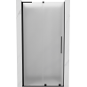 Mexen Velar L drzwi prysznicowe rozsuwane 90 cm, szron, czarne - 871-090-003-31-70