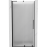 Mexen Velar L drzwi prysznicowe rozsuwane 100 cm, szron, czarne - 871-100-003-31-70