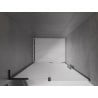 Mexen Velar L drzwi prysznicowe rozsuwane 90 cm, szron, czarne - 871-090-003-31-70