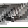 Mexen Velar L drzwi prysznicowe rozsuwane 100 cm, szron, czarne - 871-100-003-31-70