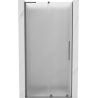 Mexen Velar L drzwi prysznicowe rozsuwane 110 cm, szron, gun metal - 871-110-003-31-95
