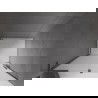 Mexen Velar L drzwi prysznicowe rozsuwane 100 cm, szron, gun metal - 871-100-003-31-95
