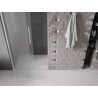 Mexen Velar L drzwi prysznicowe rozsuwane 100 cm, szron, nikiel szczotkowany - 871-100-003-31-97