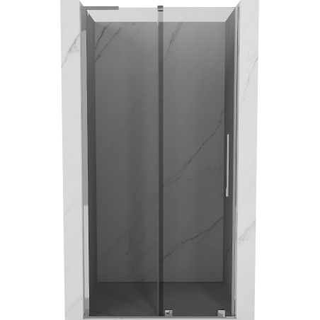 Mexen Velar L drzwi prysznicowe rozsuwane 110 cm, grafit, chrom - 871-110-003-41-01