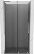 Mexen Velar L drzwi prysznicowe rozsuwane 120 cm, grafit, chrom - 871-120-003-41-01