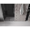 Mexen Velar L drzwi prysznicowe rozsuwane 110 cm, grafit, chrom - 871-110-003-41-01