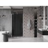 Mexen Velar L drzwi prysznicowe rozsuwane 110 cm, grafit, chrom - 871-110-003-41-01