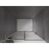 Mexen Velar L drzwi prysznicowe rozsuwane 90 cm, grafit, złote - 871-090-003-41-50